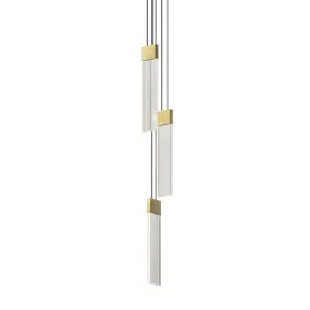 Sonneman 3093 V Panels 3-lt 3" LED Chandelier