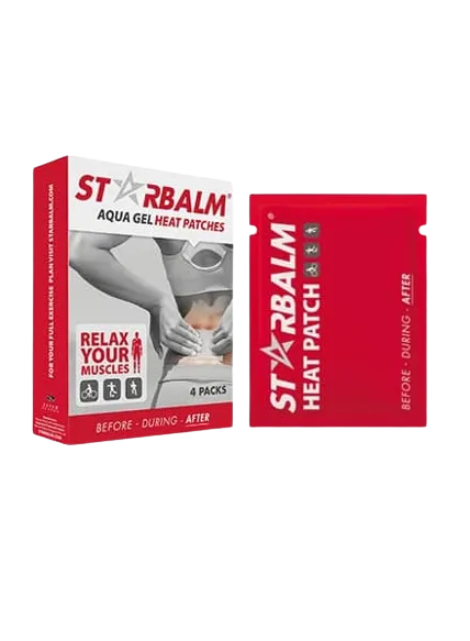 Starbalm Aqua Gel Heat Pach Box/4packs (BUY 1 GET 1 FREE INHALER)