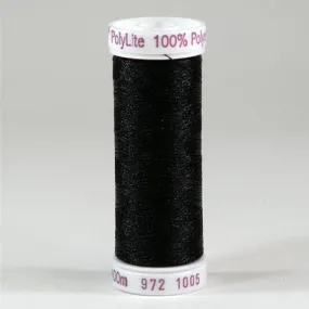 Sulky 60wt PolyLite in Black, 440yd Spool