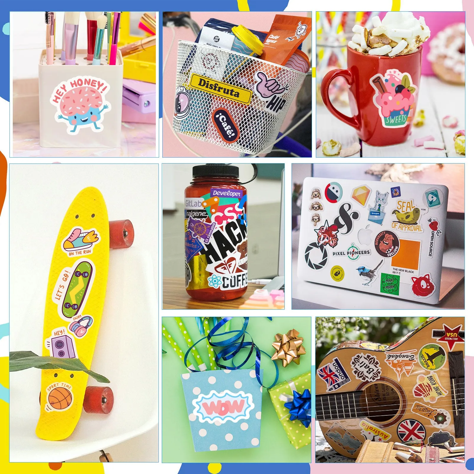 TeckWrap Inkjet Printable Sticker Vinyl - Matte or Gloss (15 PCS)
