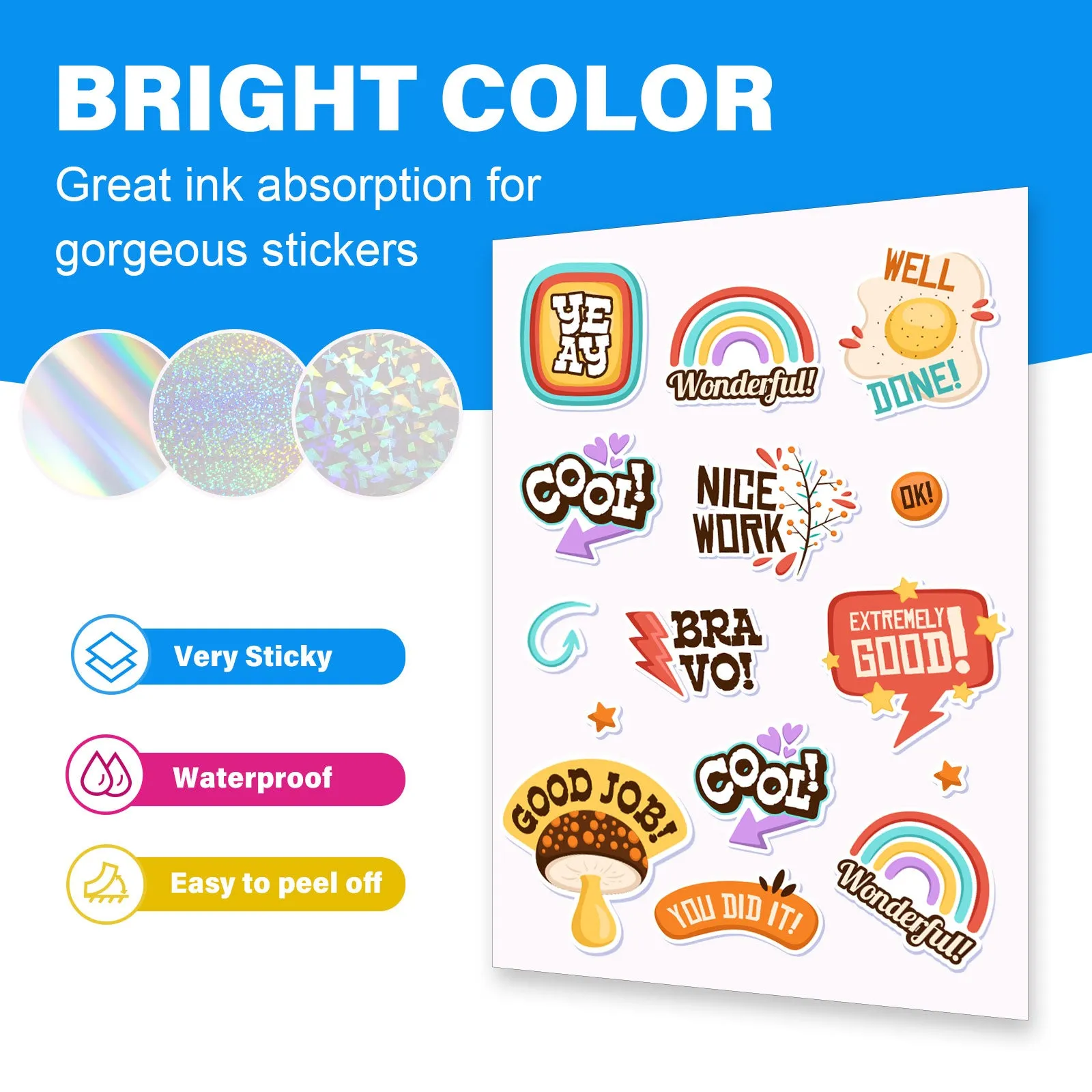 TeckWrap Inkjet Printable Sticker Vinyl - Matte or Gloss (15 PCS)