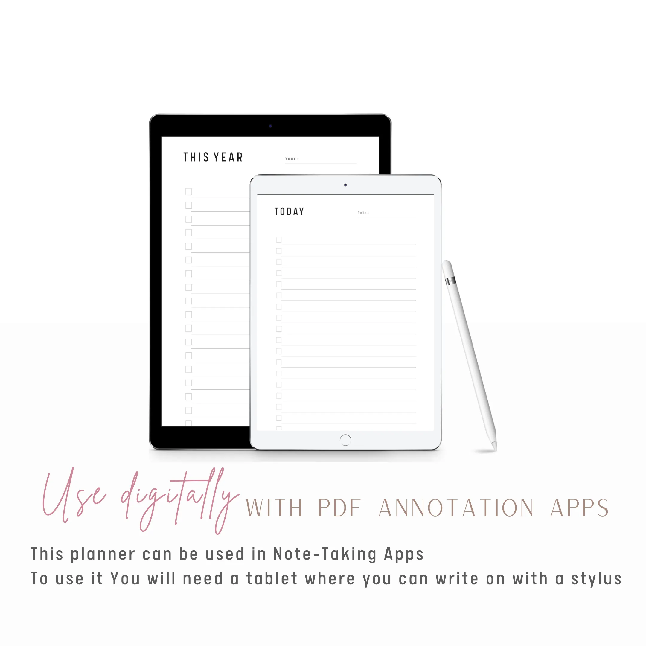 To Do List Planner Printable Bundle - M081