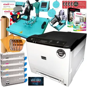 Uninet IColor 560 Business Bundle w/ 8-in-1 Heat Press, Media, $1044 Software