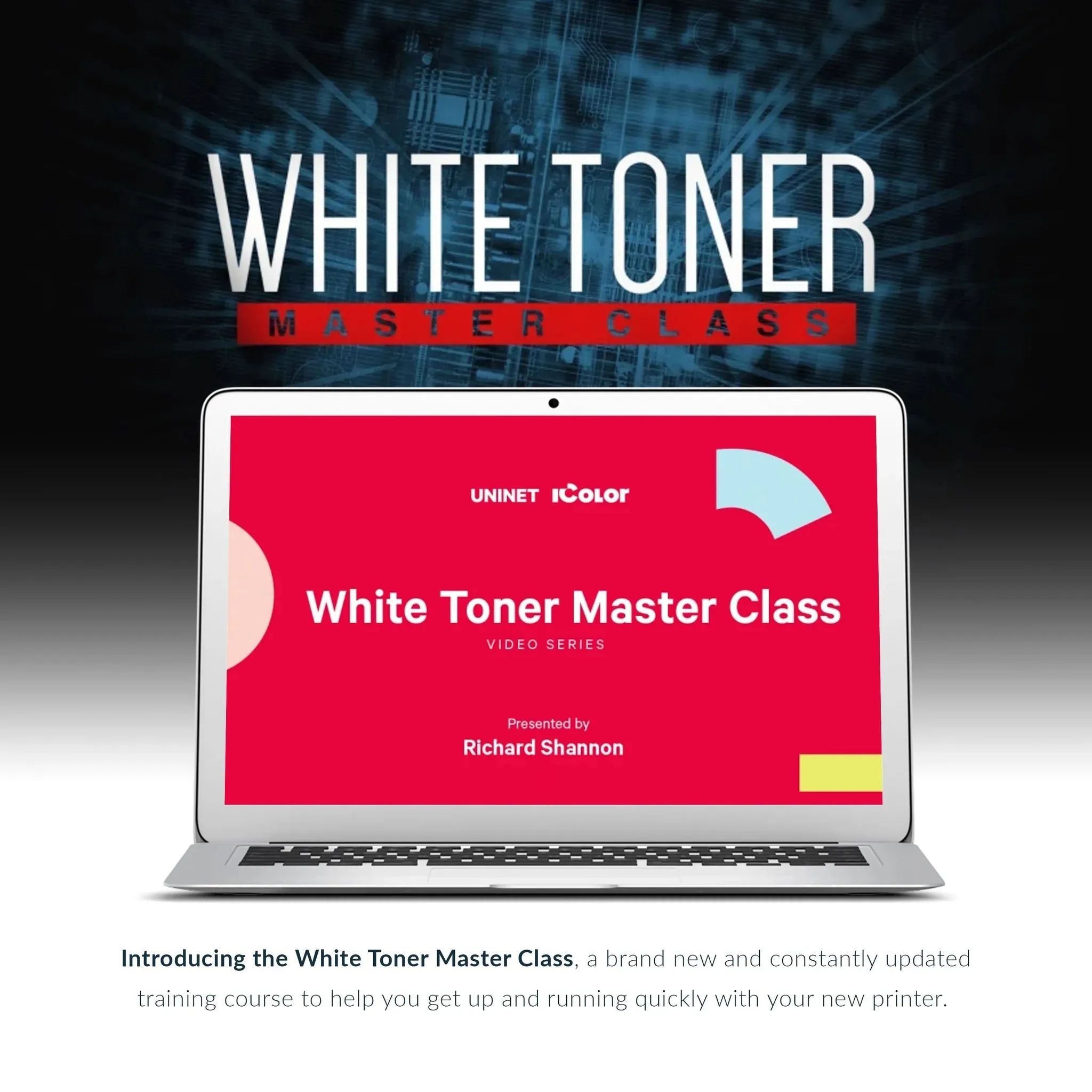 Uninet IColor 560 White Transfer Printer Double Toner Bundle, $1044 Software