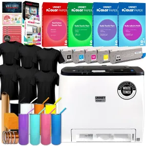 Uninet IColor 560 White Transfer Printer w/ Textile Bundle, $1044 Software