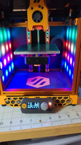 V0.1 / V0.2 RGB Panels 32 individually addressable PCB LED Panels   LED Acrylic   Harness kit