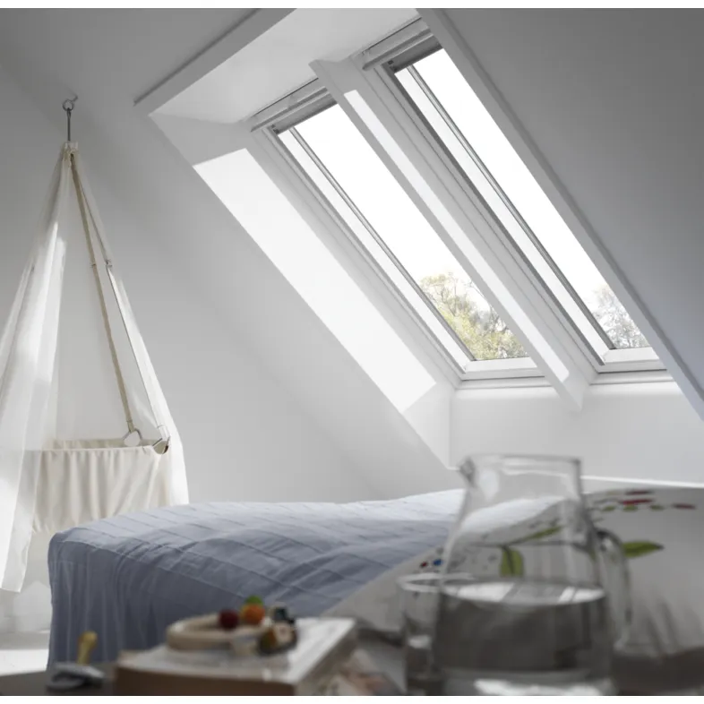 VELUX GGU White Maintenance Free Centre-Pivot Roof Windows