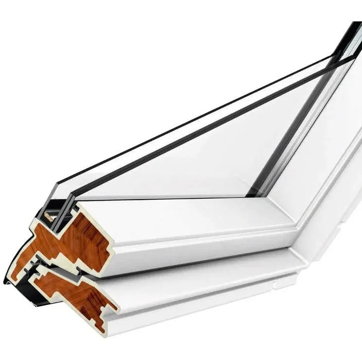 VELUX GPU PK06 0066 Triple Glazed Maintenance Free Polyurethane Top-Hung Roof Window (94 x 118 cm)