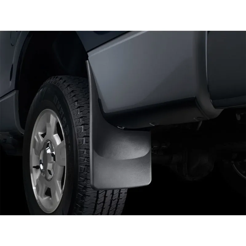 WeatherTech MudFlaps - Rear - Flares - Black - Ford Fullsize Truck 2015