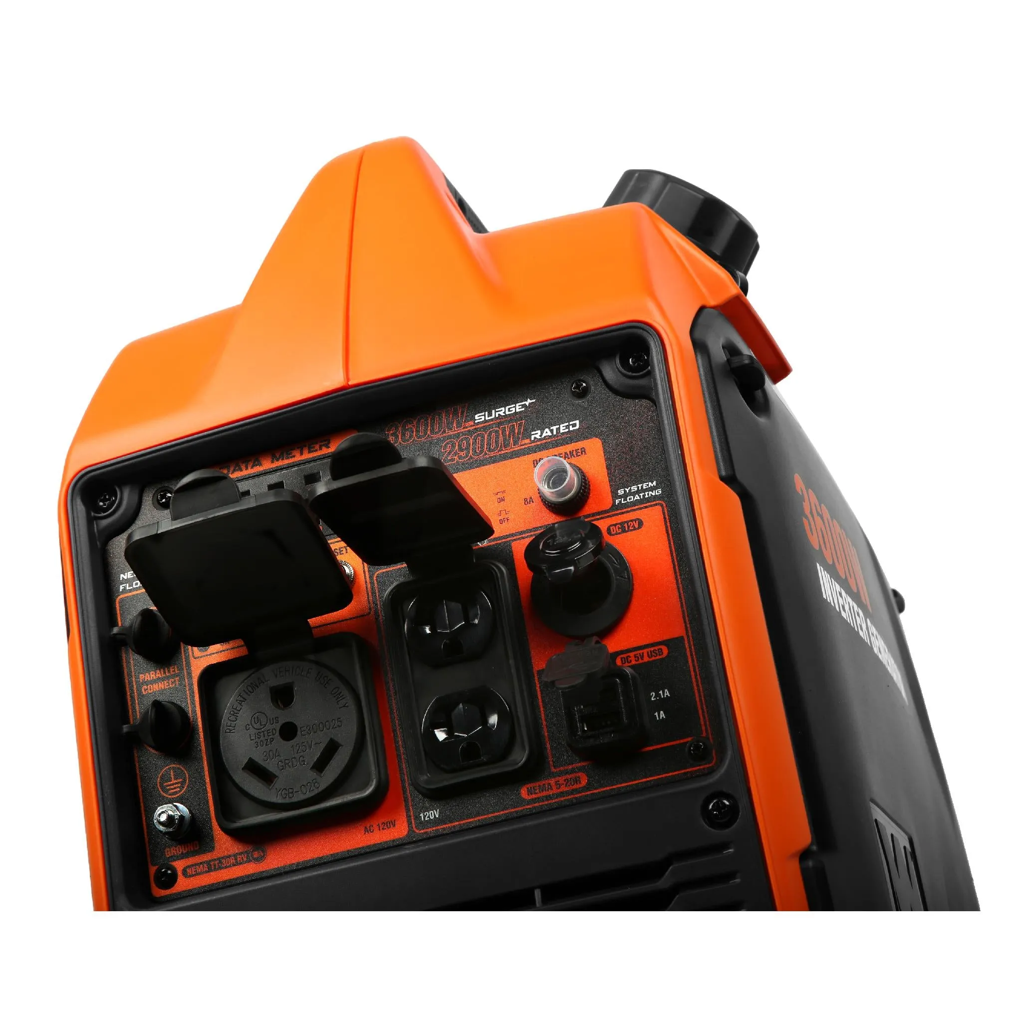 WEN 56360i Quiet and Lightweight 3600-Watt RV-Ready Portable Inverter Generator with Fuel Shut Off