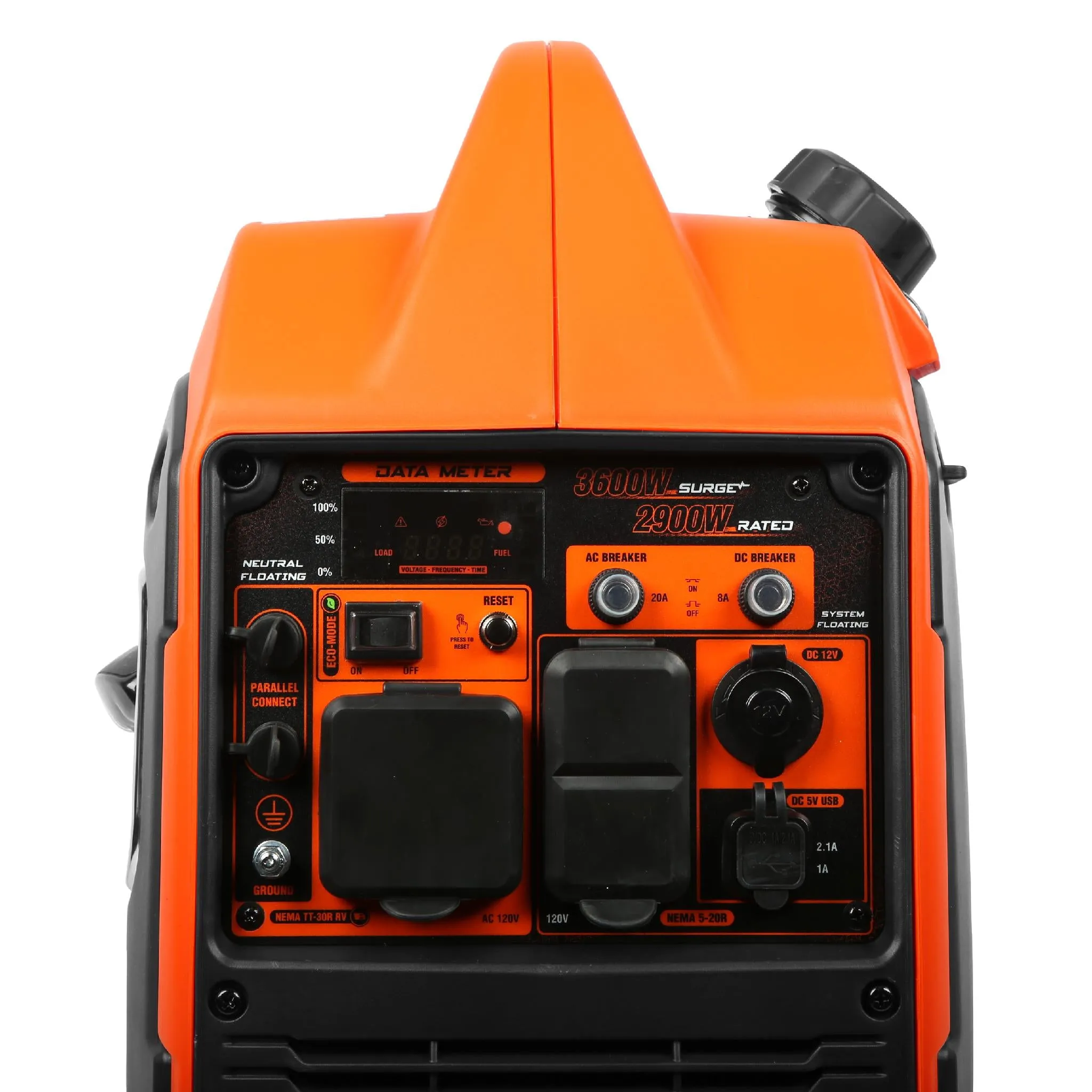 WEN 56360i Quiet and Lightweight 3600-Watt RV-Ready Portable Inverter Generator with Fuel Shut Off