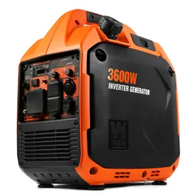 WEN 56360i Quiet and Lightweight 3600-Watt RV-Ready Portable Inverter Generator with Fuel Shut Off