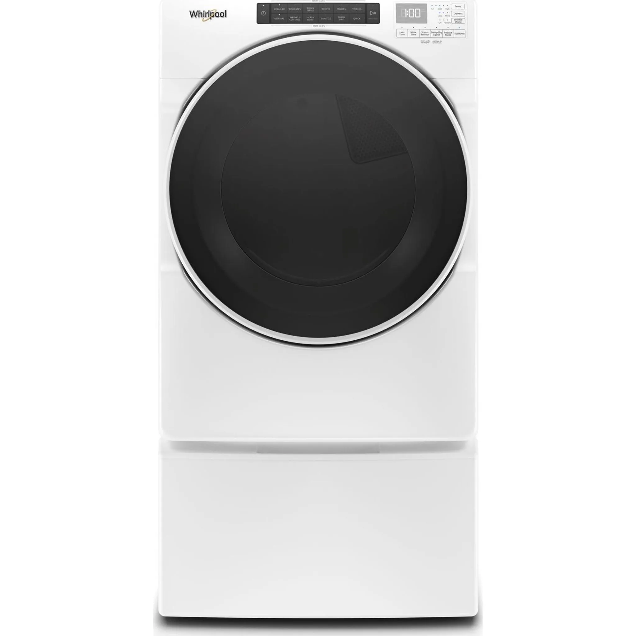 Whirlpool 7.4 cu. ft. Front Load Gas Dryer with Steam Cycles (WGD6620HW)