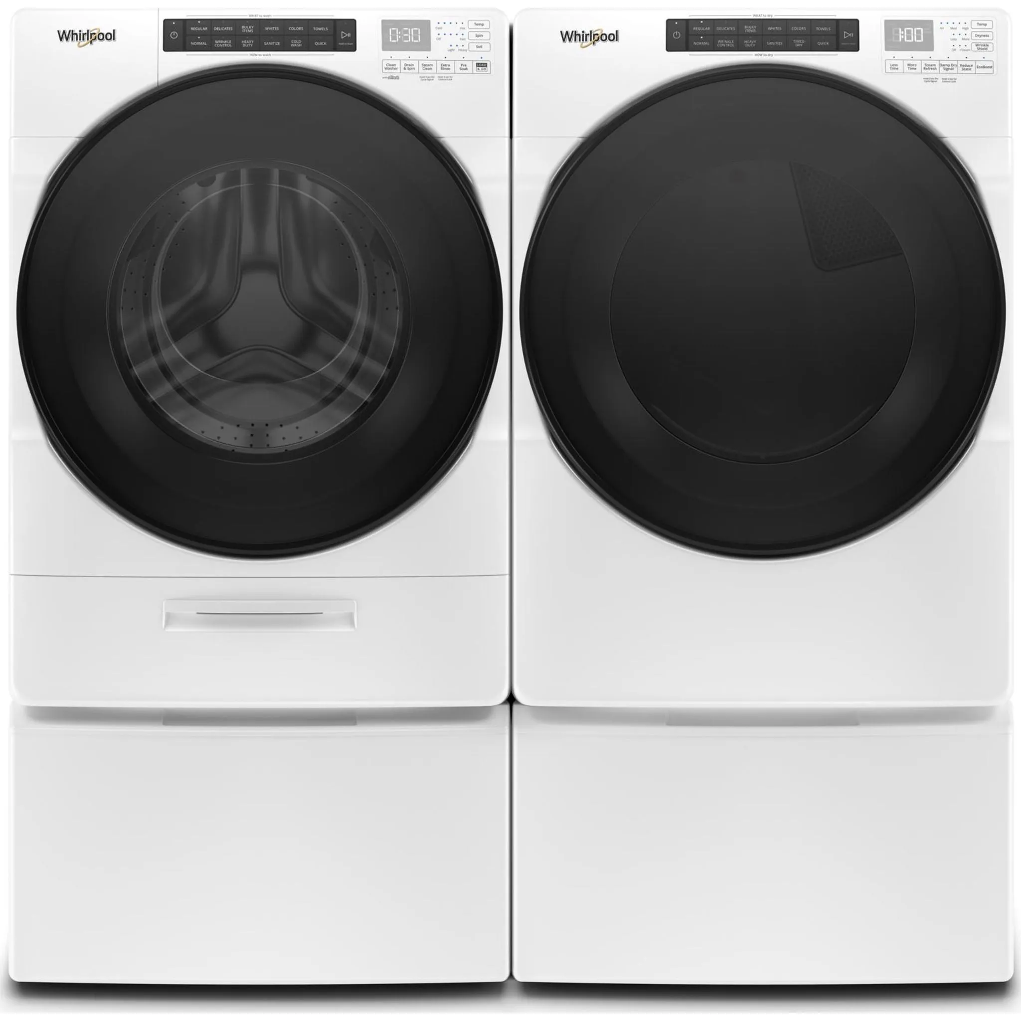 Whirlpool 7.4 cu. ft. Front Load Gas Dryer with Steam Cycles (WGD6620HW)