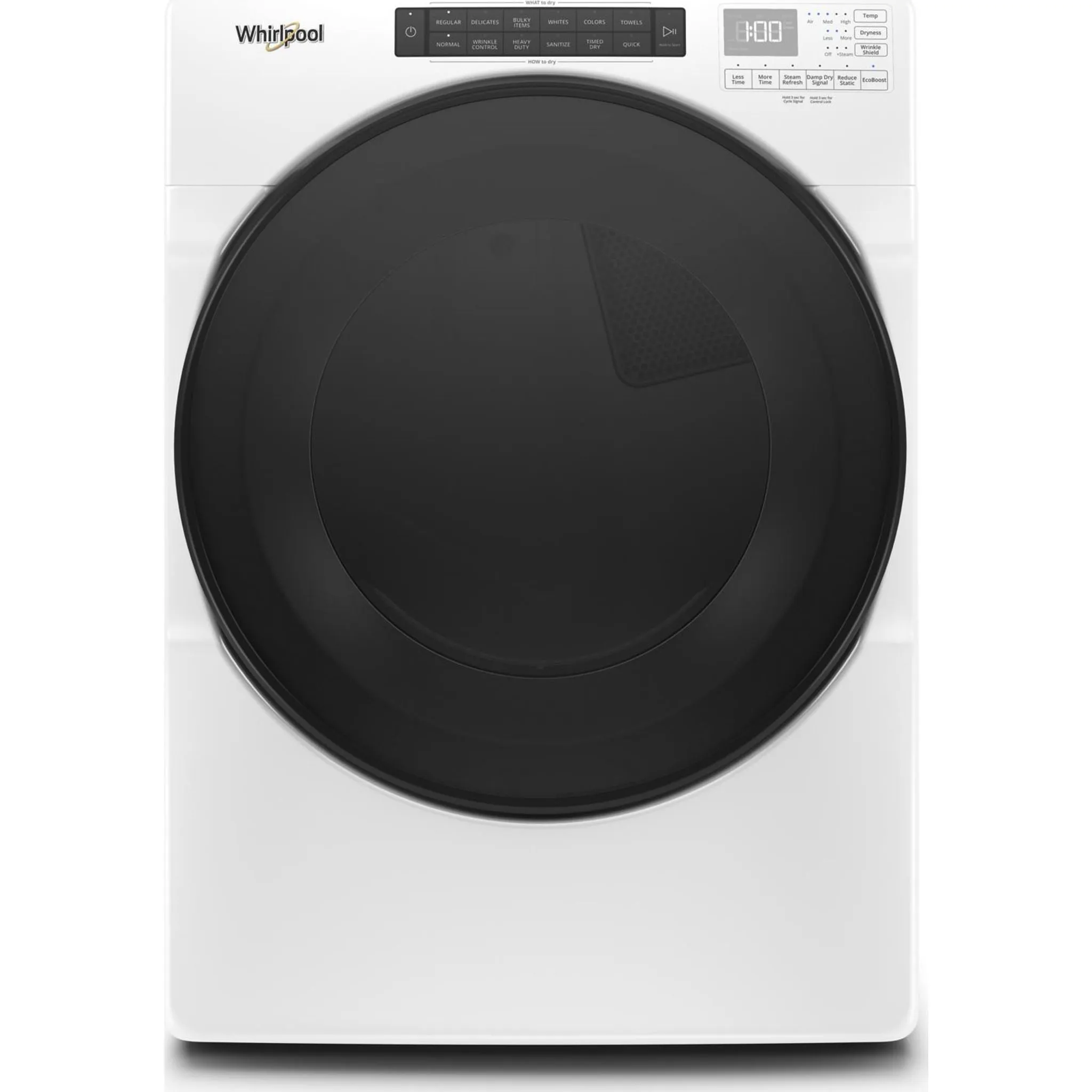 Whirlpool 7.4 cu. ft. Front Load Gas Dryer with Steam Cycles (WGD6620HW)
