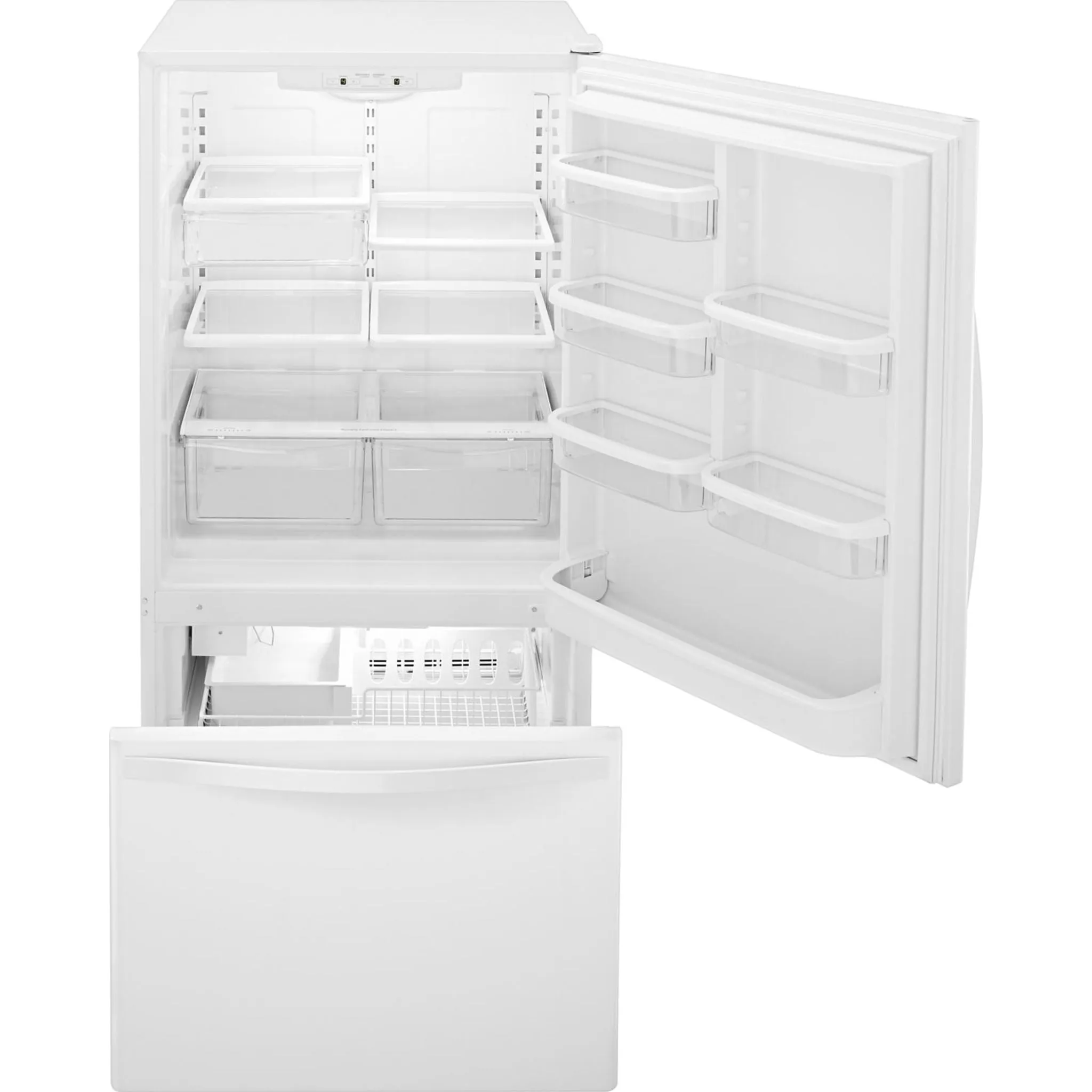 Whirlpool Bottom Mount Fridge (WRB329DFBW) - White