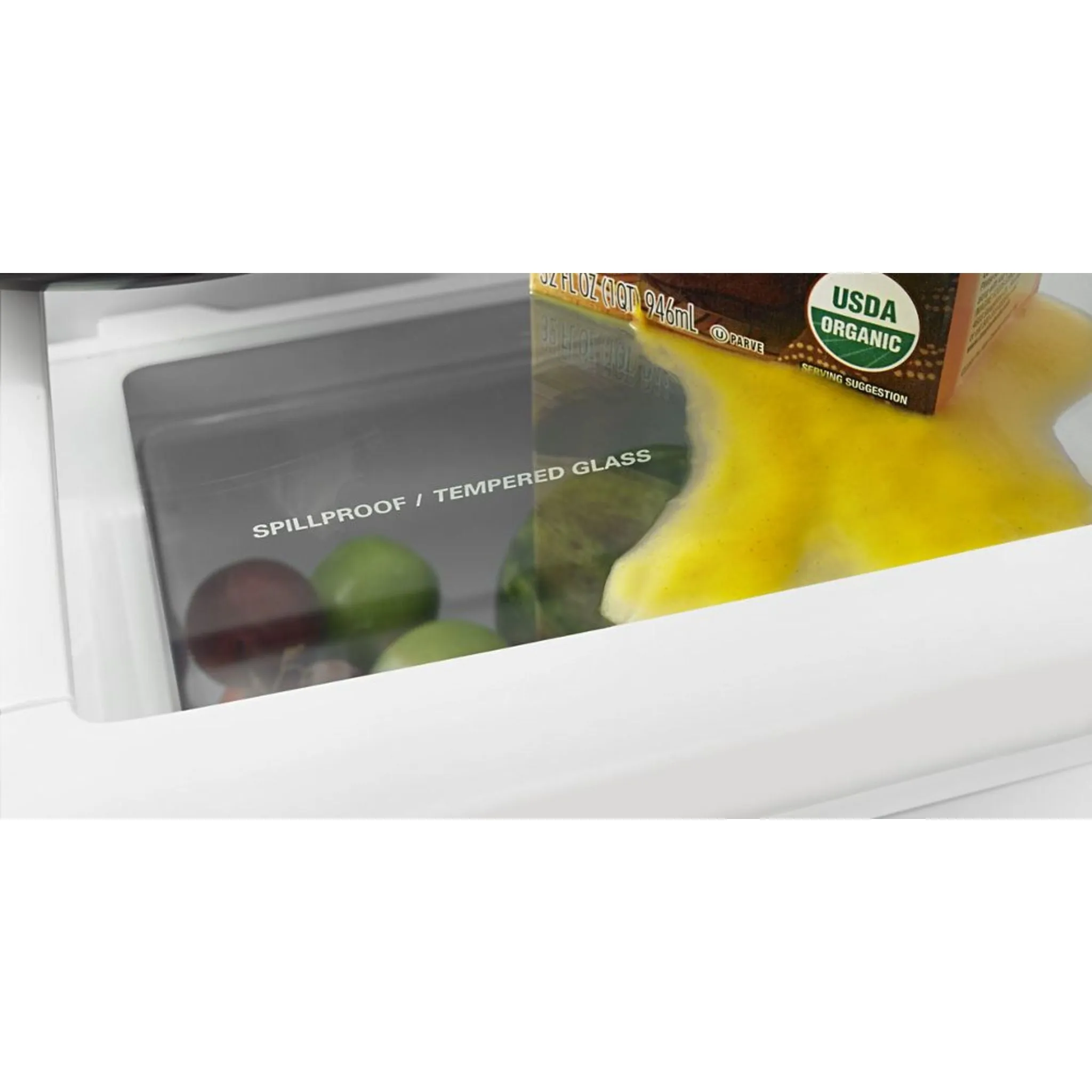 Whirlpool Bottom Mount Fridge (WRB329DFBW) - White