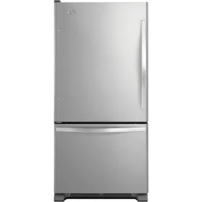 Whirlpool Bottom Mount Fridge (WRB329LFBM) - Monochromatic Stainless Steel