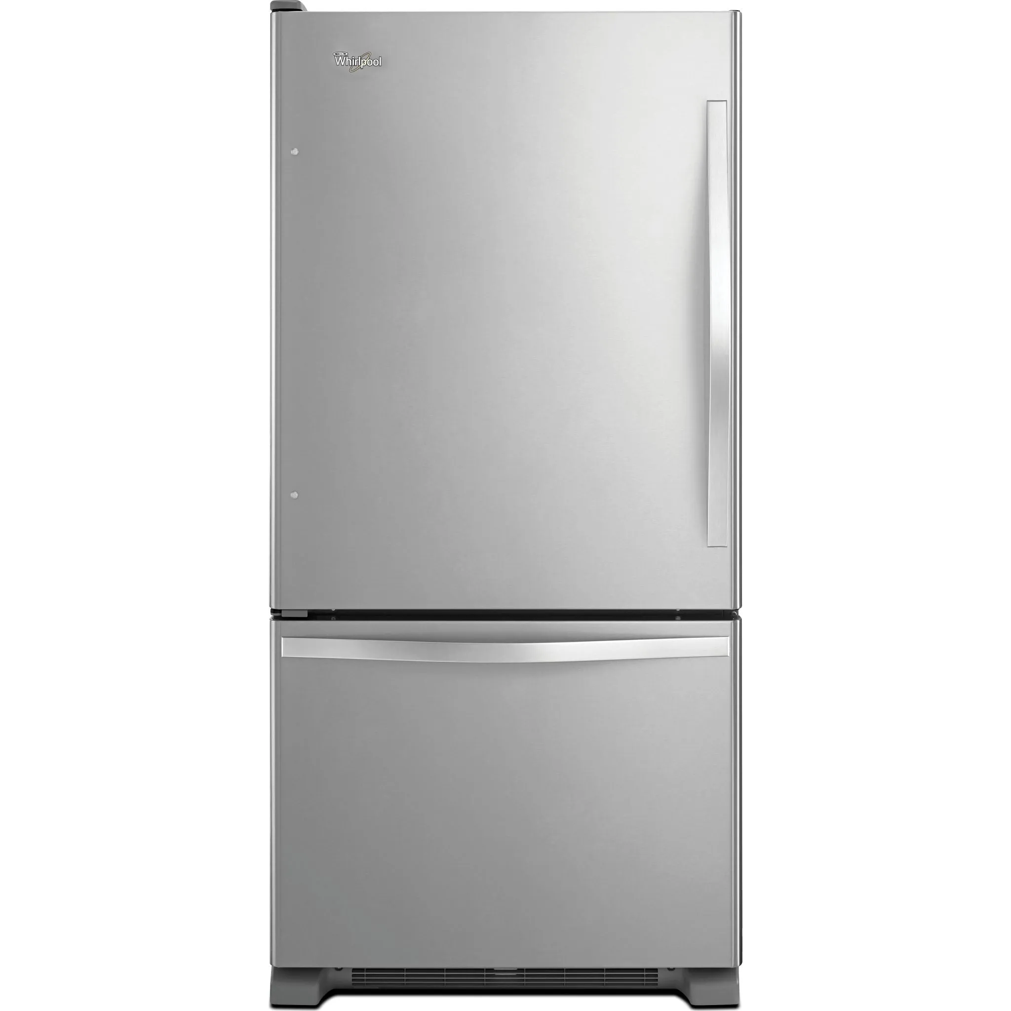 Whirlpool Bottom Mount Fridge (WRB329LFBM) - Monochromatic Stainless Steel