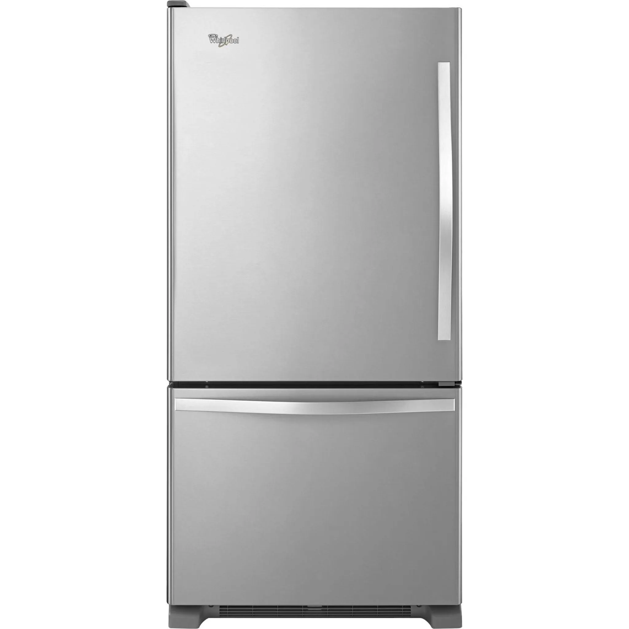 Whirlpool Bottom Mount Fridge (WRB329LFBM) - Monochromatic Stainless Steel