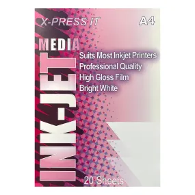 X-Press It Inkjet Gloss Media A4 (20 sheets)*