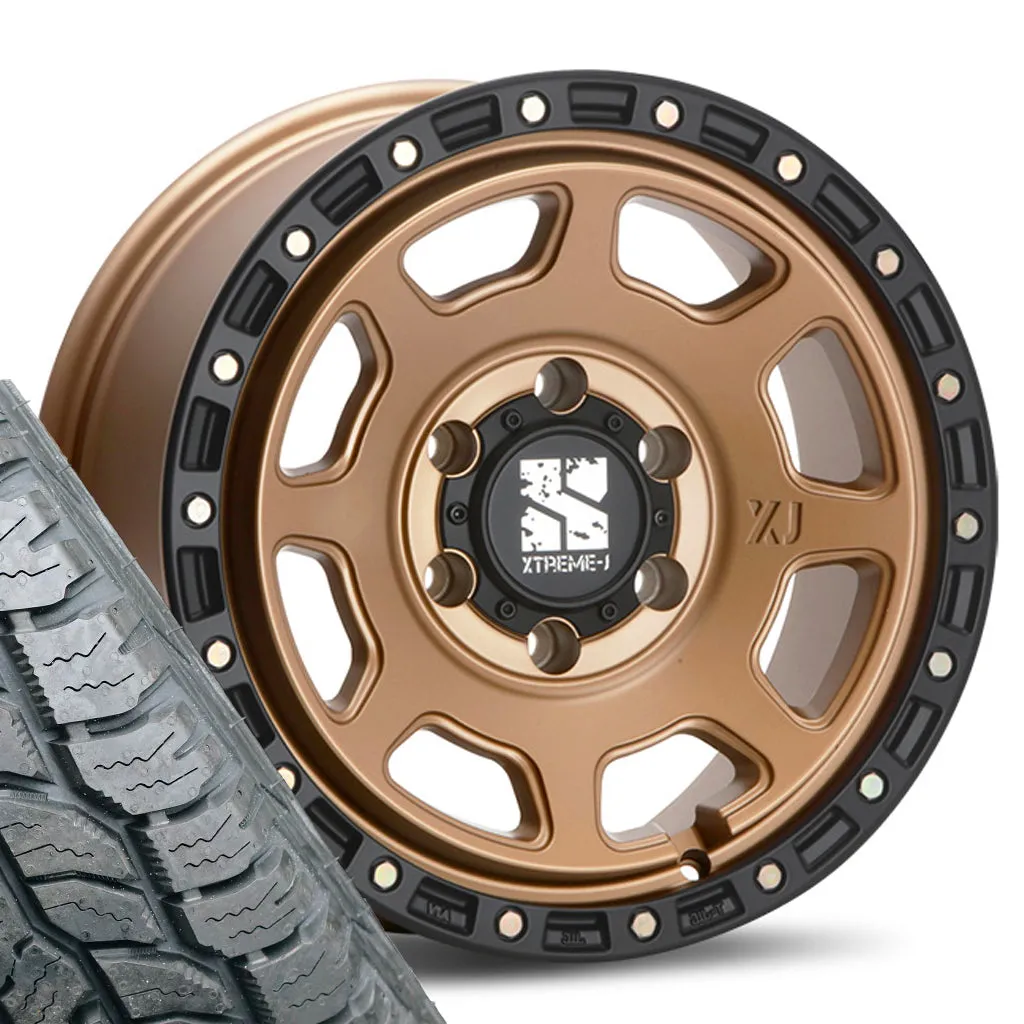 XTREME-J XJ07 17" Wheel & Tyre Package for Toyota Hilux (2016 )