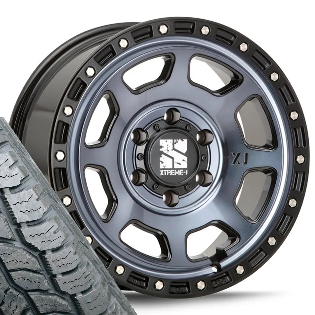 XTREME-J XJ07 17" Wheel & Tyre Package for Toyota Hilux (2016 )