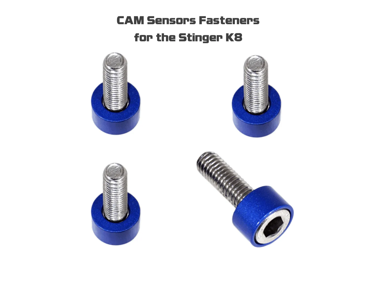 ZSPEC CAM Sensors Fastener Kit for '18  Stinger GT, Stainless & Billet