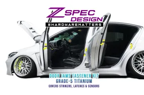 ZSPEC Dress Up Bolts® Fastener Kit for '17-18 Hyundai Elantra Door-Jams Area, Titanium