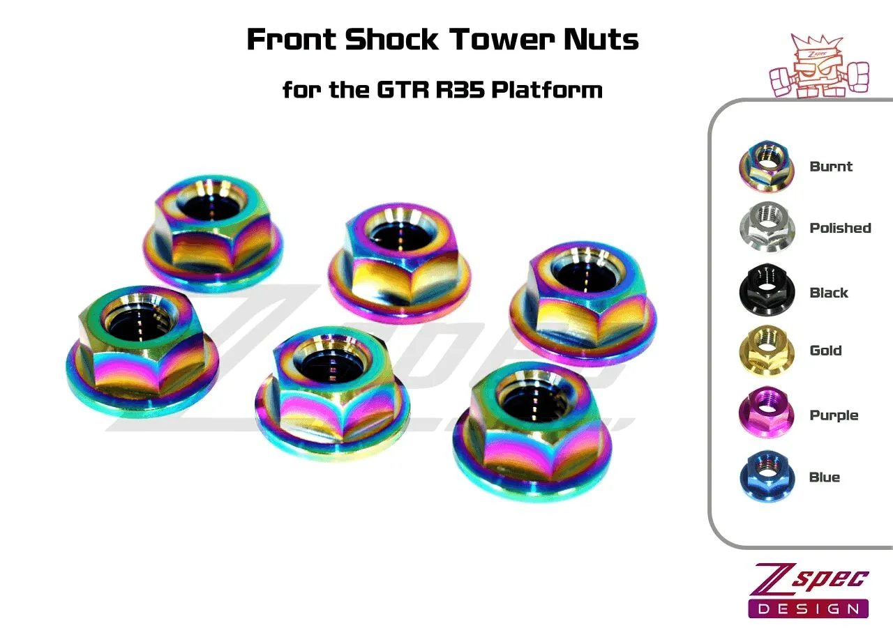 ZSPEC "Stage 1" Dress Up Bolts® Fastener Kit for '09-23 Nissan GTR (R35), Titanium