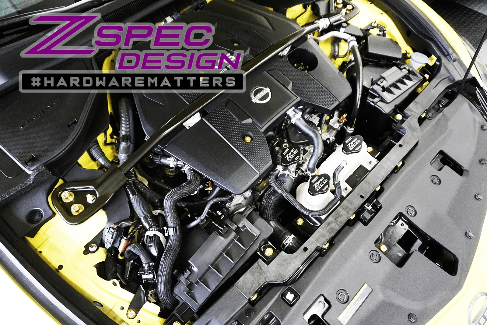 ZSPEC "Stage 2" Dress Up Bolts® Hardware Kit for Nissan Z RZ34, Stainless & Billet