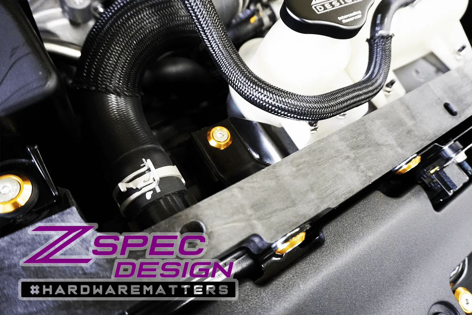 ZSPEC "Stage 2" Dress Up Bolts® Hardware Kit for Nissan Z RZ34, Stainless & Billet