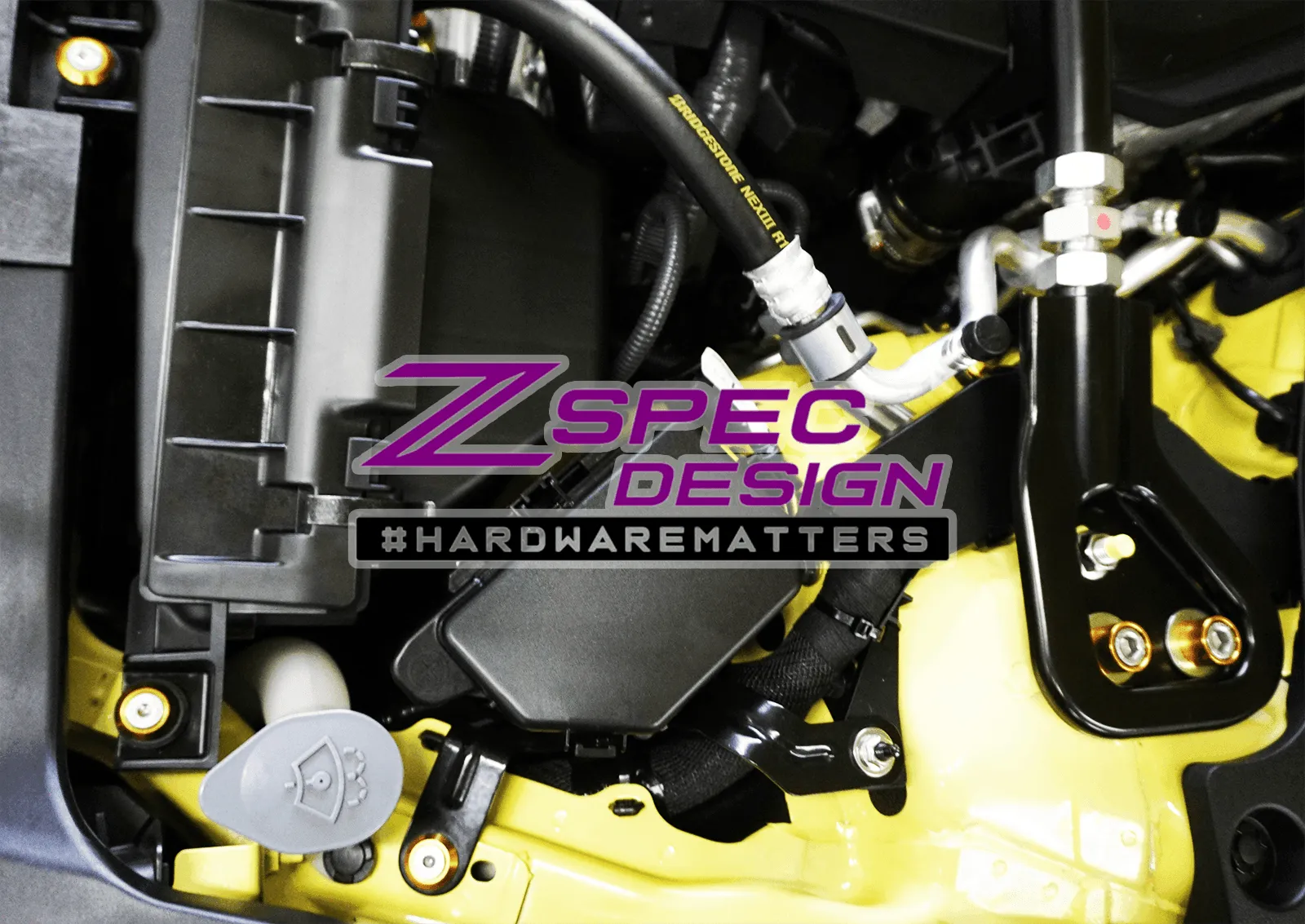 ZSPEC "Stage 2" Dress Up Bolts® Hardware Kit for Nissan Z RZ34, Stainless & Billet