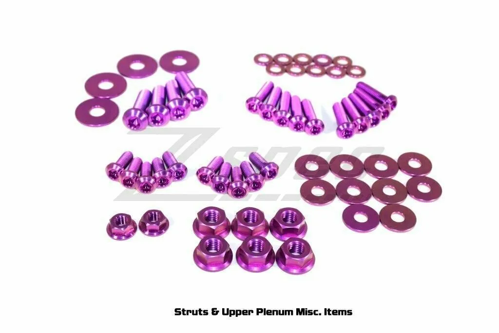 ZSPEC "Stage 2" Dress Up Bolts®/Fastener Kit for '03-'08 Nissan 350z DE & HR, Titanium