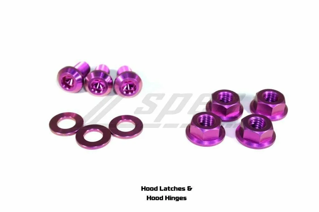 ZSPEC "Stage 2" Dress Up Bolts®/Fastener Kit for '03-'08 Nissan 350z DE & HR, Titanium