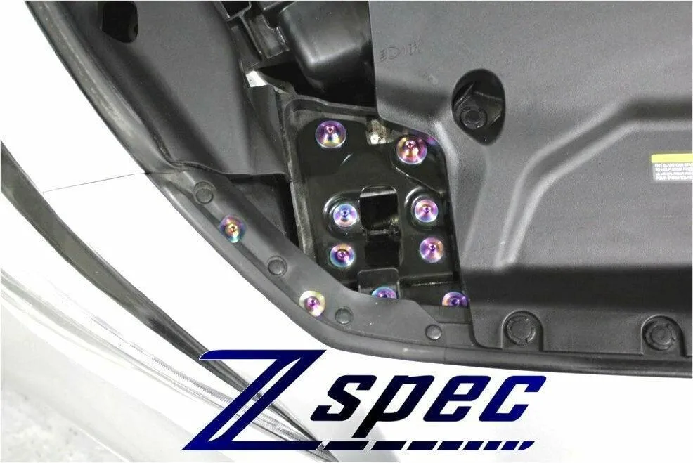 ZSPEC "Stage 3" Dress Up Bolts®/Fastener Kit for '03-'08 Nissan 350z DE & HR, Titanium